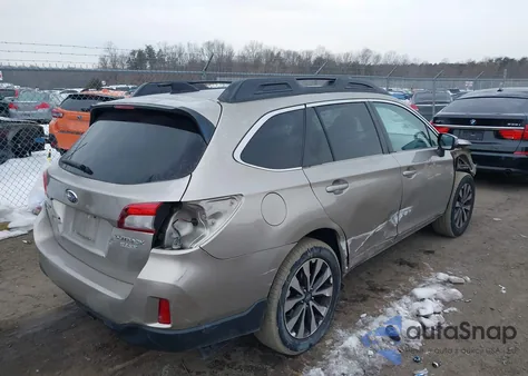 2016 Subaru Outback 2.5I Limited z USA, uszkodzony, nr VIN 4S4BSANC9G3235108
